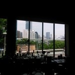 BAR 川の流れの、、、 - お店の中からの景色