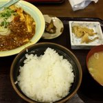 中華食彩  宮本 - マーボウ豆腐定食