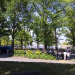 THE BUND - テラス席から見る山下公園