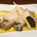 ふじ木 - 鮑 やっぱり煮鮑が美味いねぇ