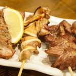 やきとん 木々家 - やきとん盛り合わせ（850円）（2012/9）