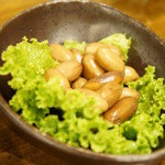 やきとん 木々家 - ゆでピーナッツ(300円)（2012/9）