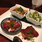 ★シェフのおすすめ、本日の前菜4種盛り