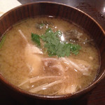 さかなや　いぬい - こちのアラのお味噌汁