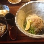 い草製麺所 - とろろぶっかけうどんセット