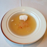 龍天門 - 燕の巣と蟹の卵のスープ