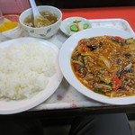 揚子江 - 茄子辛子炒め定食