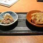 酒とそば まるき - ２０１５年６月１３日のお通し