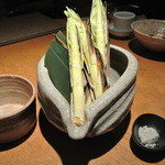 酒とそば まるき - 焼き姫竹