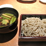 酒とそば まるき - アスパラせいろそば