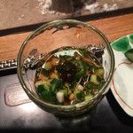 おとぎの宿米屋 - 2015 夏のおとぎ会席「ガリバー旅行記」〜巨人の国へ〜
      7話 食事「初めての出会い」（金太郎・桃太郎）
      ネバネバ野菜