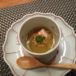 おとぎの宿米屋 - 2015 夏のおとぎ会席「ガリバー旅行記」〜巨人の国へ〜
      コース外
      茄子のすり流し