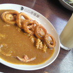 CoCo壱番屋 - エビカレー（ハーフ）３辛　カレーソースお玉1杯♪