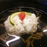 宇豆基野 - (6/6)清汁仕立て　鱧葛打ち