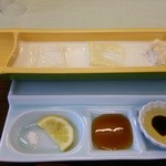 宇豆基野 - (6/6)ゆば三種（くみあげゆば、刺ゆば、平ゆば）