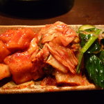 万両 - ☆キムチの盛り合わせ!(^^)!☆