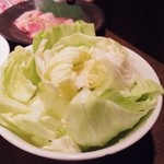元氣七輪焼肉 牛繁 - 塩キャベツ　
