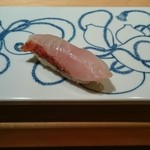 一心鮨 光洋 - 金目鯛の握り。匠の技が光る驚愕の旨さ。
