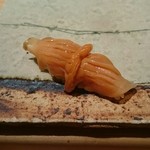一心鮨 光洋 - 赤貝。極上の食感。