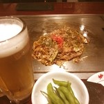 ゆかり - 生ビール焼きそばセット　￥980いたまーす(^.^)