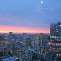 XEX ATAGO GREEN HILLS / tempura & sushi An - 窓からの夜景