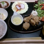 和ごはんとカフェ chawan - サクサク鶏竜田 塩レモンとおろしポン酢（1080円＋税）