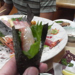 やま弥 - くるっと巻いて手巻き寿司♪