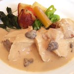 メゾン ドゥ アッシュ - (08/3ランチ肉料理)地鶏のフリカッセ