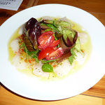 ALLORA European Dining - 天然鯛のカルパッチョ／野菜のドレッシングソース