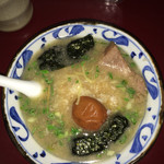 がんこや - みぞれラーメン。大根おろしがよろしい。