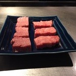 鉄板焼さわふじ - 常温に戻し中の石垣牛