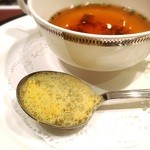 鉄板焼 銀杏 ホテル日航大阪 - スープ。
