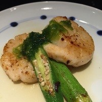 鉄板焼さわふじ - ホタテ。