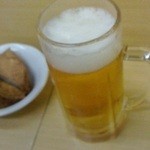 酒・立ち飲み 喜多屋 - 150516東京　喜多屋　生が半額、いただいた厚揚げ