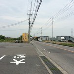 熊田家 - 水海道駅方面に向かって