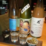 炙家風土 - お勧めお酒あじみセット