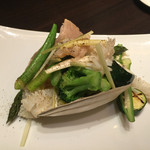 HongKongRoom GOUKA - 白ミル貝、アオリイカ、ヤングコーン、の強火塩炒め