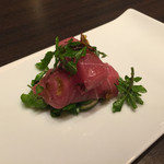 HongKongRoom GOUKA - これは追加でマグロのカワラ。綺麗な脂。すごい。