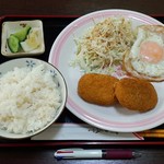 瀧野川 - コロッケ定食580円