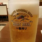 龍美 - 棒々鶏と野菜炒めとビールで1,080円