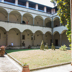 Caffetteria delle Oblate - 中庭です