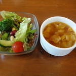 CAFE OTOWAYA - サラダとスープ
