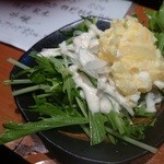 定食→サラダも付いてきた♪