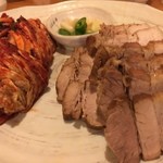 마포나루 - ナルポッサム（茹で豚肉のキムチ巻き）