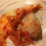 마포나루 - ナルポッサム（茹で豚肉のキムチ巻き）