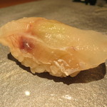 鮨龍尚 - 甘鯛昆布〆　相模　2015.06