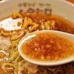 中華そば ムタヒロ - ①ワハハ煮干特製そば（スープ）