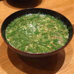 赤坂 天ばら丼 星野屋 - 味噌汁　(2015/06)
