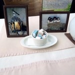 アルチザン・パティシエ・イタバシ - お店にはツバメの巣がありました。