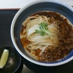 手打うどん 長谷沼 - 冷製汁なし坦々うどん